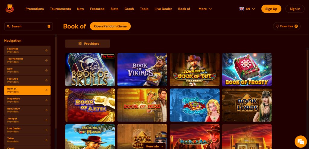 Spins Castle Main Screenshot